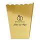 Modern Wedding Rings Mini Popcorn Boxes Image 2 of 3