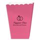 Modern Wedding Rings Mini Popcorn Boxes Image 3 of 3
