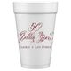 Elegant 50 Golden Years Styrofoam Cups Image 1 of 2