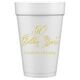 Elegant 50 Golden Years Styrofoam Cups Image 2 of 2