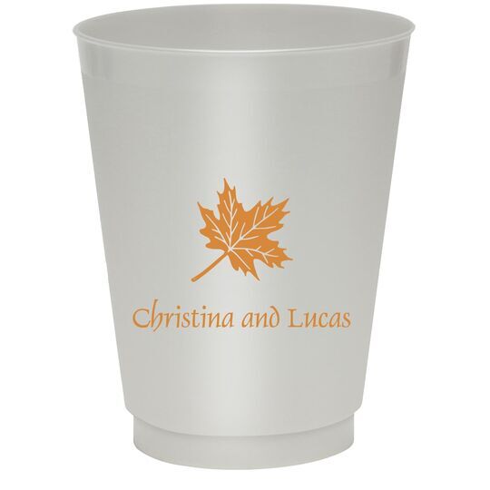 Little Autumn Leaf Colored Shatterproof Cups