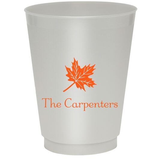 Little Autumn Leaf Colored Shatterproof Cups