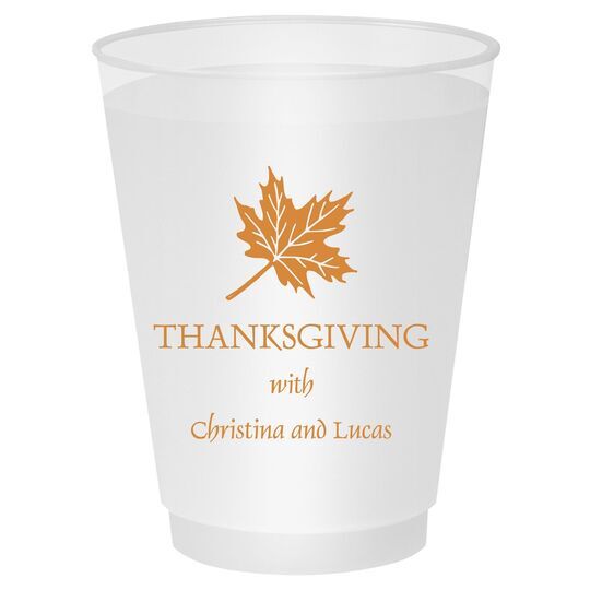Little Autumn Leaf Shatterproof Cups