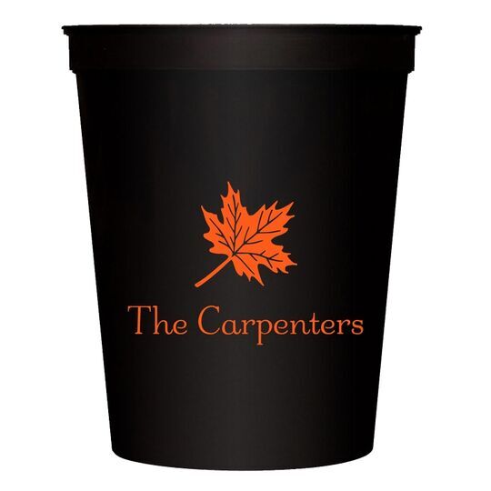 Little Autumn Leaf Stadium Cups