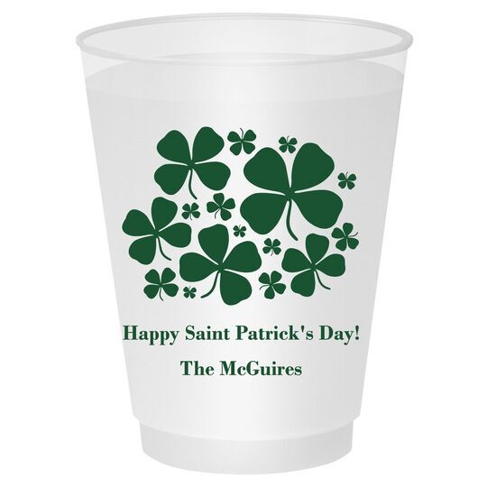 Clovers Shatterproof Cups