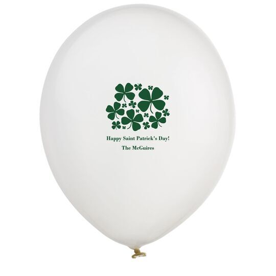 Clovers Latex Balloons