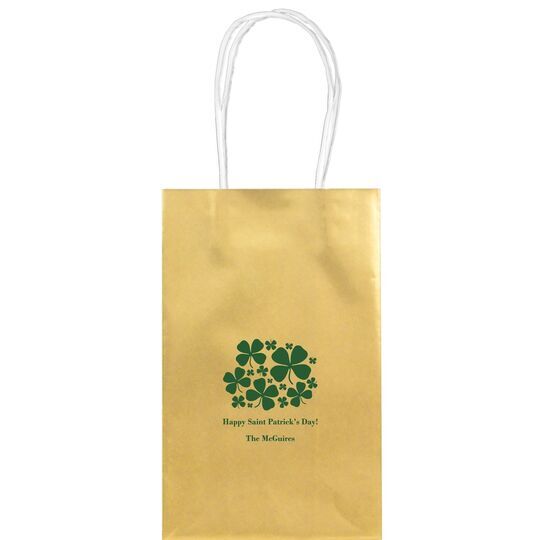 Clovers Medium Twisted Handled Bags