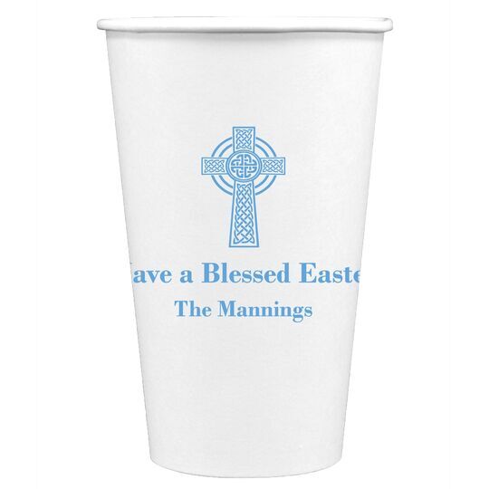 Be Blessed Paper Coffee Cups