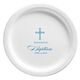 Religious Cross Paper Plates Image 3 of 4