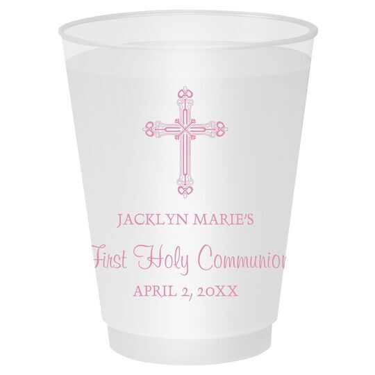 Religious Cross Shatterproof Cups