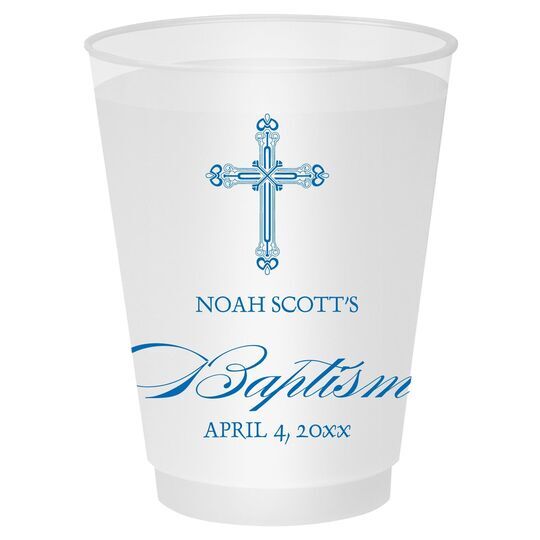 Religious Cross Shatterproof Cups