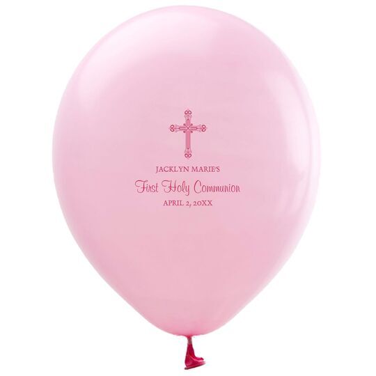 Religious Cross Latex Balloons