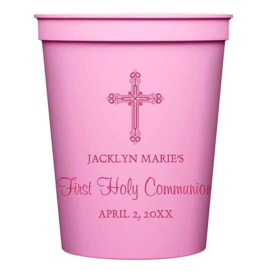 Religious Cross Stadium Cups