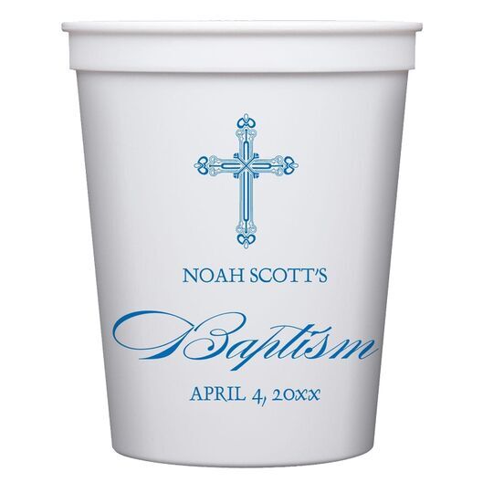 Religious Cross Stadium Cups