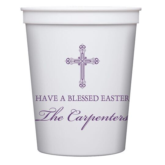 Religious Cross Stadium Cups