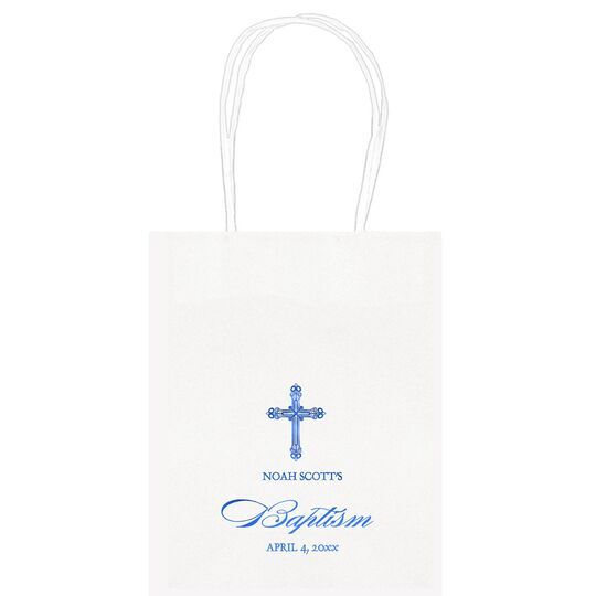 Religious Cross Mini Twisted Handled Bags