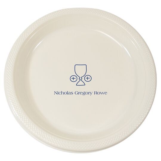 Ceremonial Goblet and Wafer Plastic Plates