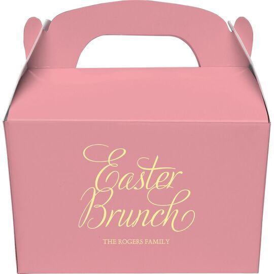 Easter Brunch Gable Favor Boxes