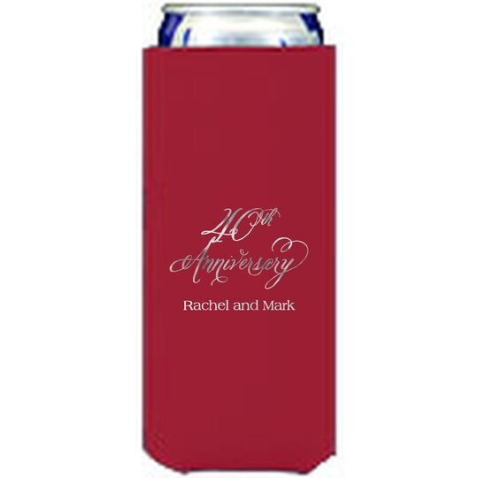 Elegant 40th Anniversary Collapsible Slim Huggers