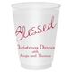 Expressive Script Blessed Shatterproof Cups Image 4 of 5