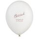 Expressive Script Blessed Latex Balloons Image 1 of 5