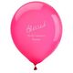 Expressive Script Blessed Latex Balloons Image 2 of 5