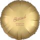 Expressive Script Blessed Mylar Balloons Image 1 of 5