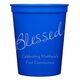 Expressive Script Blessed Stadium Cups Image 5 of 5