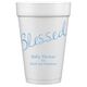 Expressive Script Blessed Styrofoam Cups Image 2 of 5