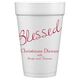 Expressive Script Blessed Styrofoam Cups Image 3 of 5