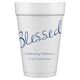 Expressive Script Blessed Styrofoam Cups Image 4 of 5