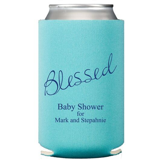 Expressive Script Blessed Collapsible Huggers