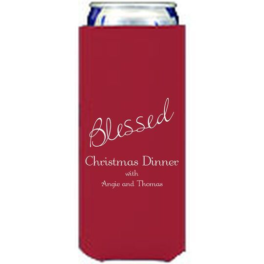 Expressive Script Blessed Collapsible Slim Huggers