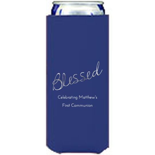 Expressive Script Blessed Collapsible Slim Huggers