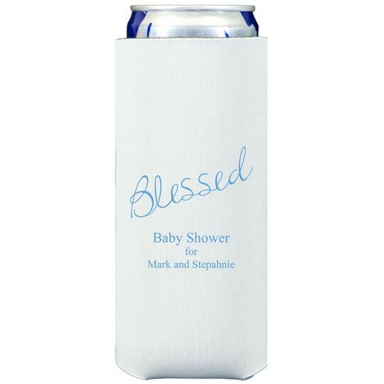 Expressive Script Blessed Collapsible Slim Huggers