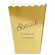 Expressive Script Blessed Mini Popcorn Boxes Image 1 of 5