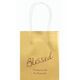 Expressive Script Blessed Mini Twisted Handled Bags Image 1 of 5