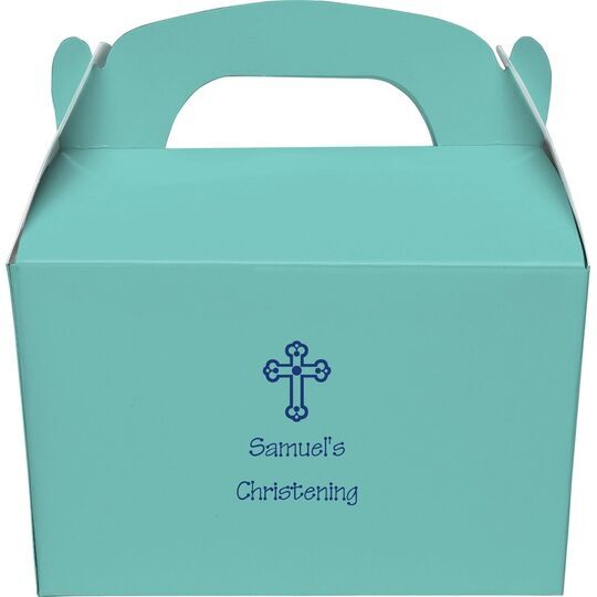 Ornate Cross Gable Favor Boxes