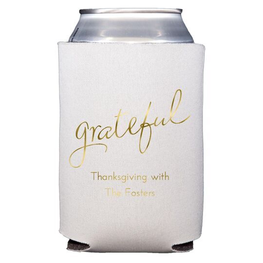 Expressive Script Grateful Collapsible Huggers