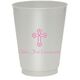 Ornate Cross Colored Shatterproof Cups Image 1 of 4