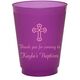 Ornate Cross Colored Shatterproof Cups Image 4 of 4