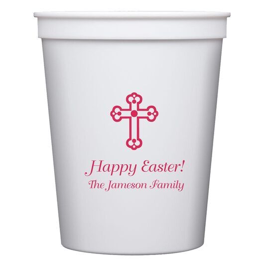 Ornate Cross Stadium Cups