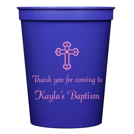 Ornate Cross Stadium Cups