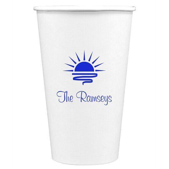 Sunrise Paper Coffee Cups