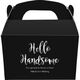 Hello Handsome Gable Favor Boxes Image 1 of 2