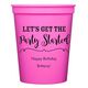 Let's Get the Party Started Stadium Cups Image 1 of 9