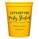 Let's Get the Party Started Stadium Cups Image 3 of 9