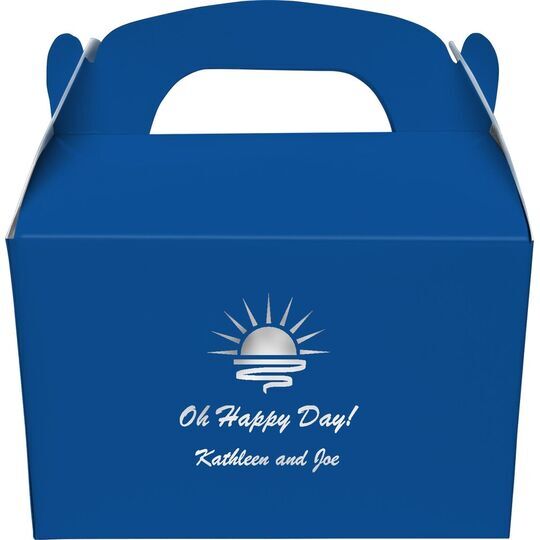 Sunrise Gable Favor Boxes