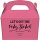 Let's Get the Party Started Gable Favor Boxes Image 1 of 9