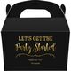 Let's Get the Party Started Gable Favor Boxes Image 3 of 9